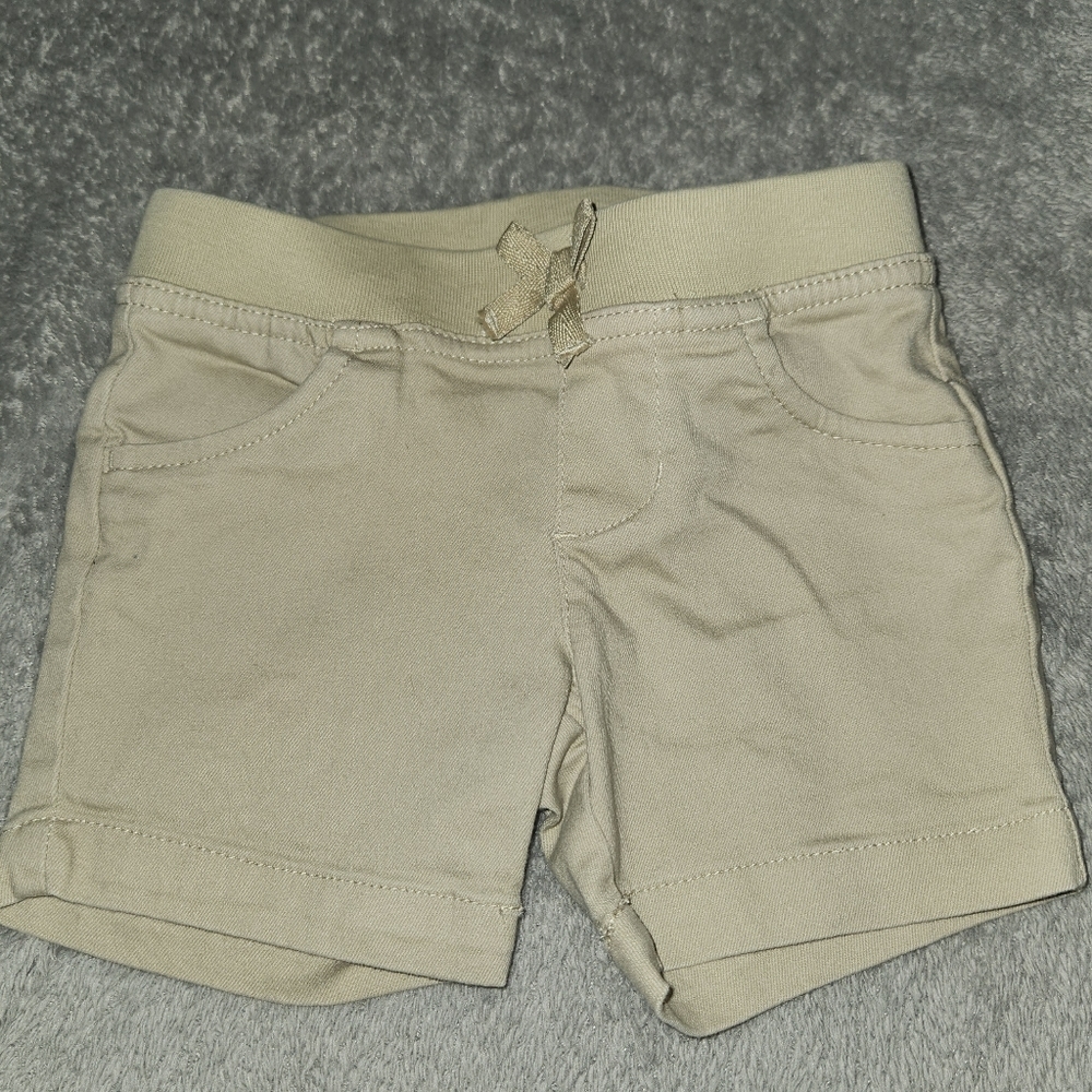 French Toast Pull On Khaki Shorts -2T